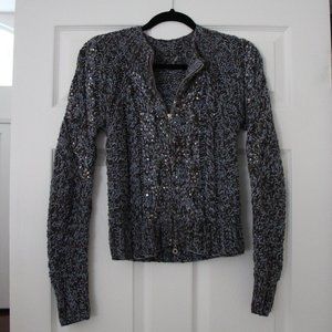 Anthropologie One Girl Who Sweater Cardigan Size Small